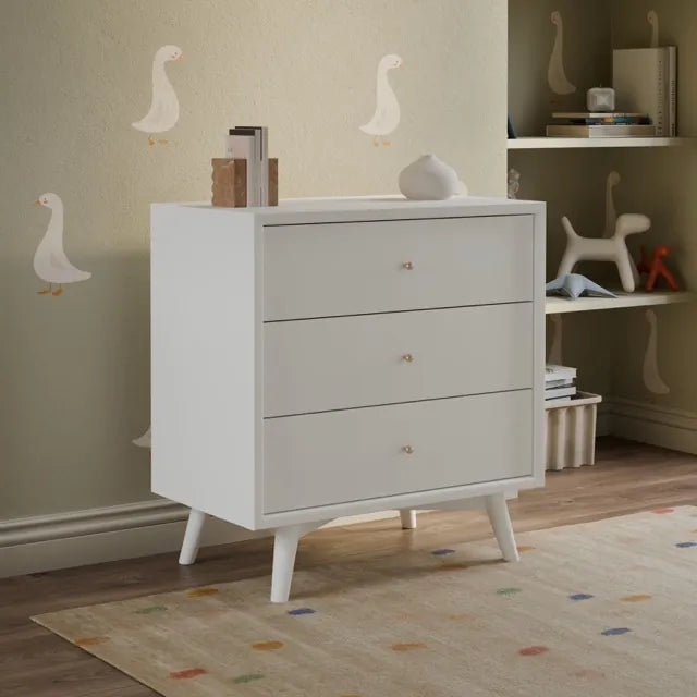 Babyletto Palma 3-Drawer Assembled Dresser - White - M15913W
