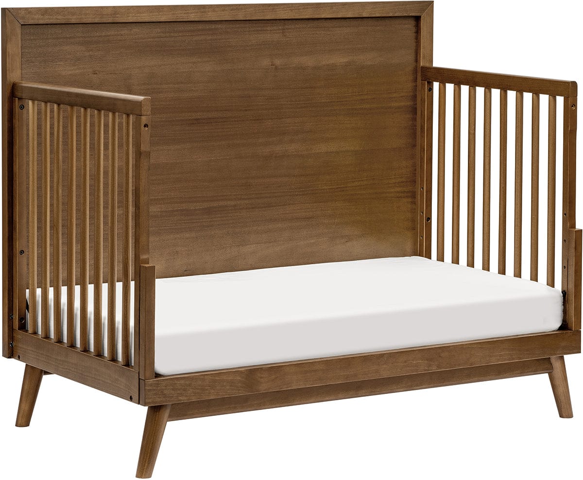 Babyletto Palma 4-in-1 Convertible Crib w/Toddler Bed Conversion Kit - Natural Walnut - M15901NL