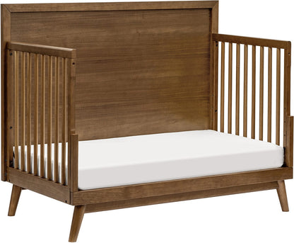Babyletto Palma 4-in-1 Convertible Crib w/Toddler Bed Conversion Kit - Natural Walnut - M15901NL
