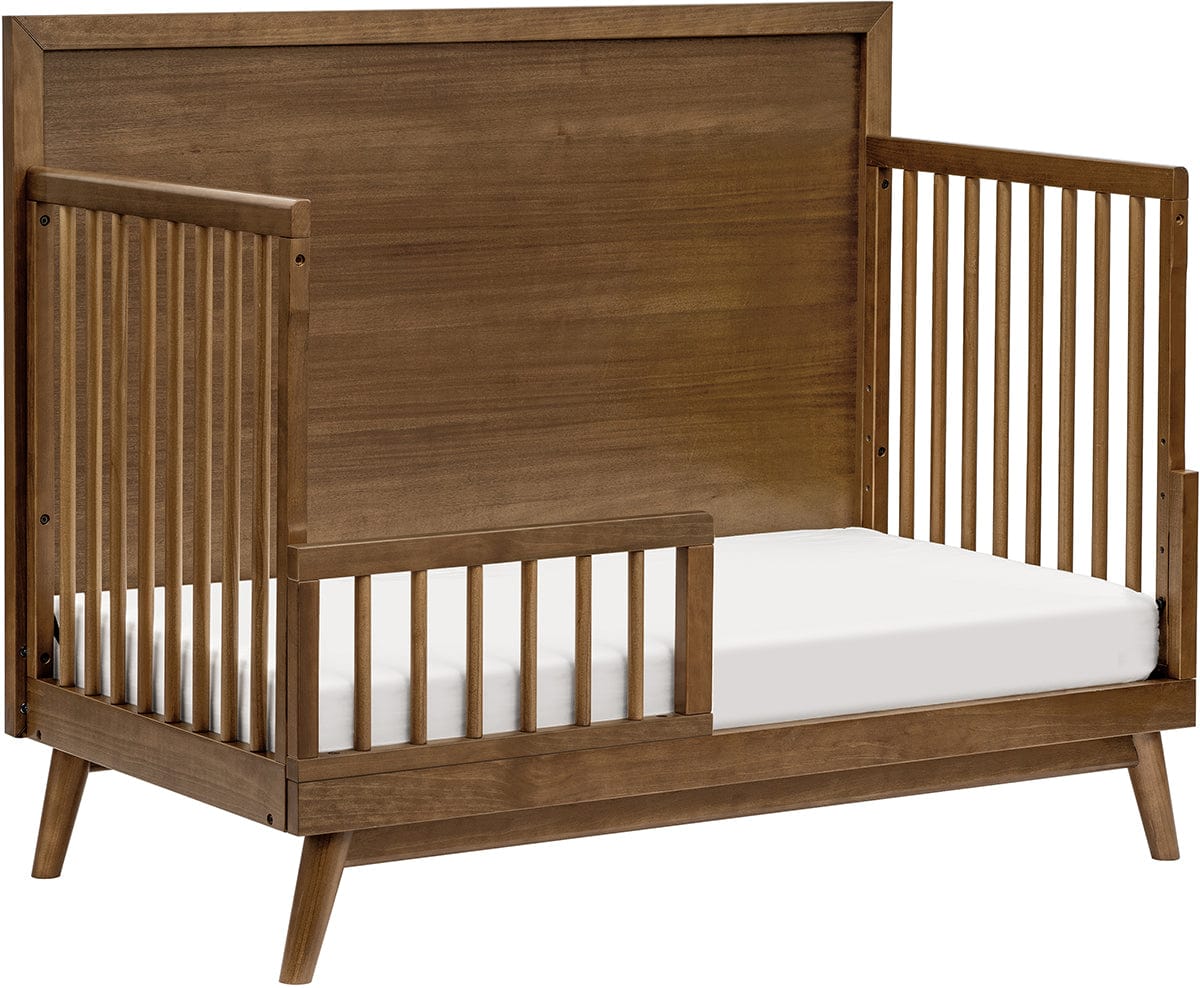 Babyletto Palma 4-in-1 Convertible Crib w/Toddler Bed Conversion Kit - Natural Walnut - M15901NL