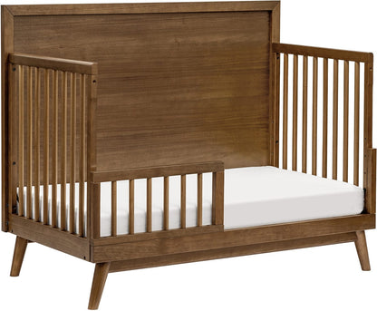 Babyletto Palma 4-in-1 Convertible Crib w/Toddler Bed Conversion Kit - Natural Walnut - M15901NL