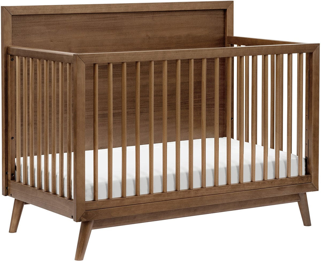 Babyletto Palma 4-in-1 Convertible Crib w/Toddler Bed Conversion Kit - Natural Walnut - M15901NL