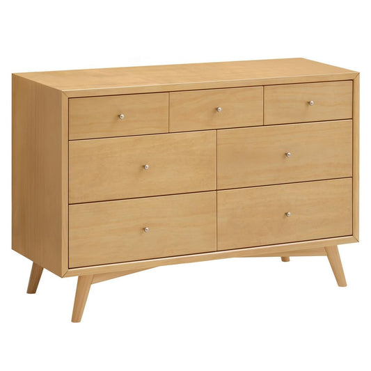 Babyletto Palma 7-Drawer Assembled Double Dresser - Honey - M15916HY