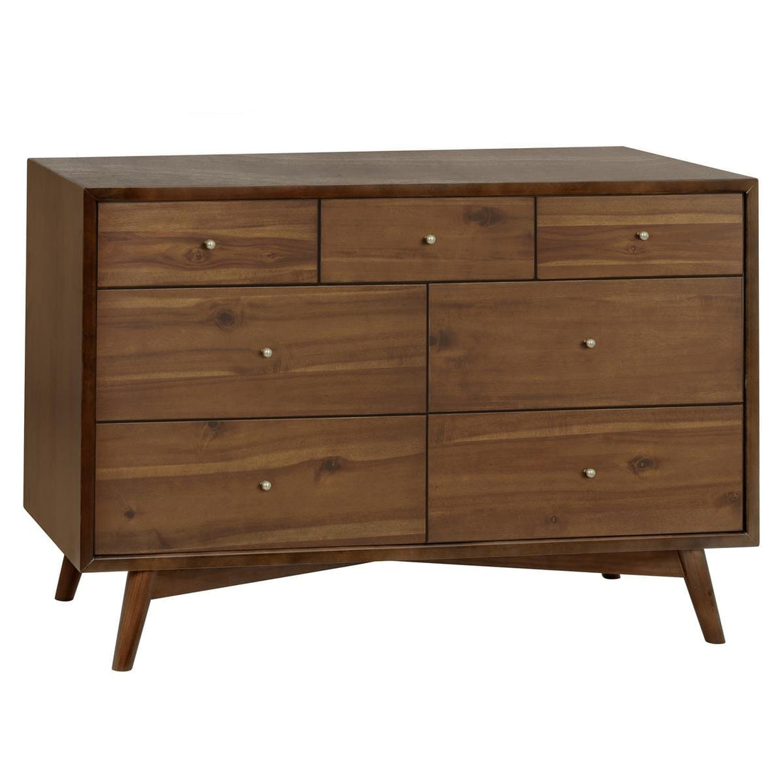 Babyletto Palma 7-Drawer Assembled Double Dresser - Natural Walnut - M15916NL