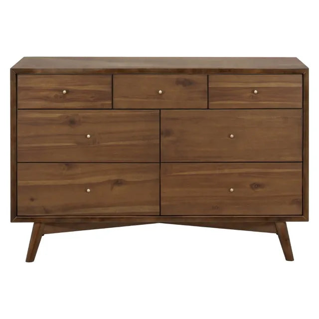 Babyletto Palma 7-Drawer Assembled Double Dresser - Natural Walnut - M15916NL