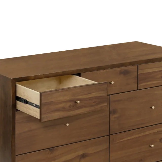 Babyletto Palma 7-Drawer Assembled Double Dresser - Natural Walnut - M15916NL