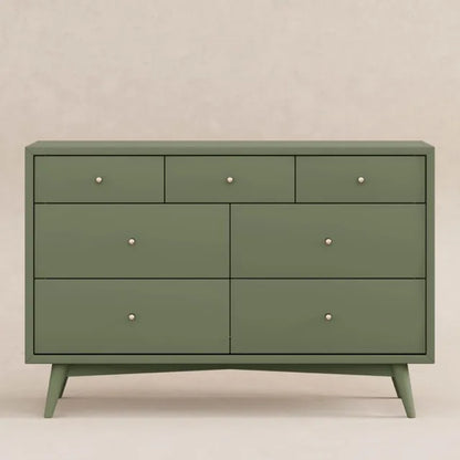 Babyletto Palma 7-Drawer Assembled Double Dresser - Olive - M15916OL