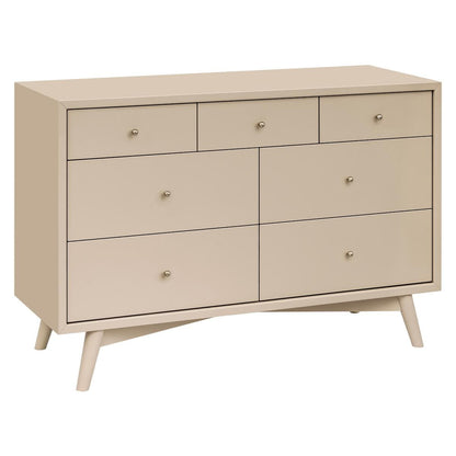 Babyletto Palma 7-Drawer Assembled Double Dresser - Taupe - M15916TPE