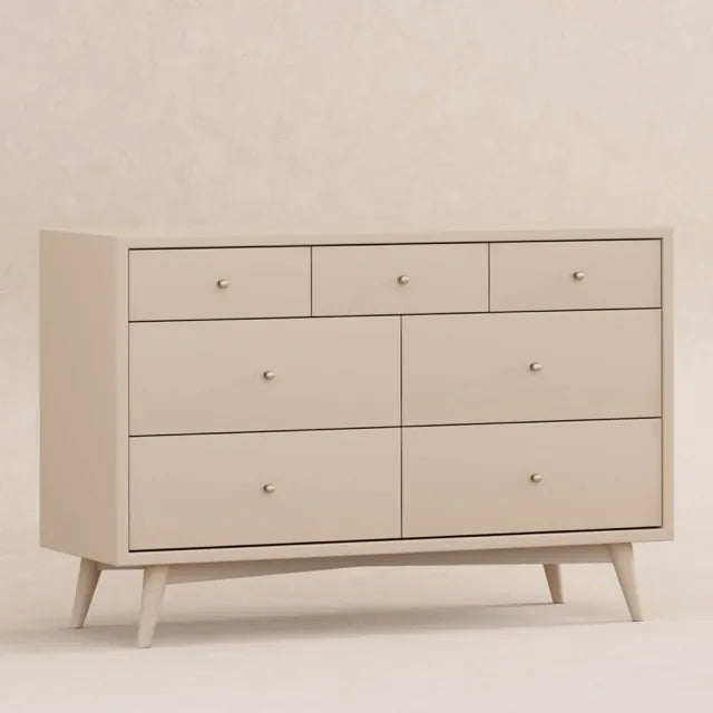 Babyletto Palma 7-Drawer Assembled Double Dresser - Taupe - M15916TPE