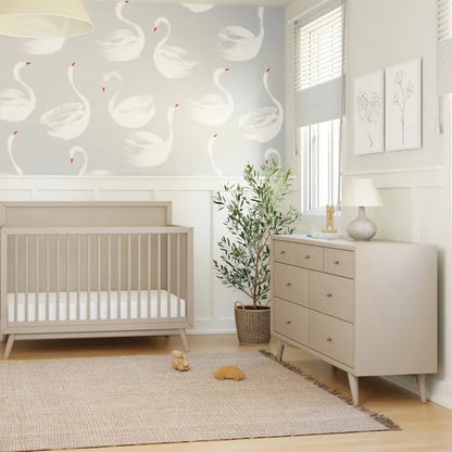 Babyletto Palma 7-Drawer Assembled Double Dresser - Taupe - M15916TPE