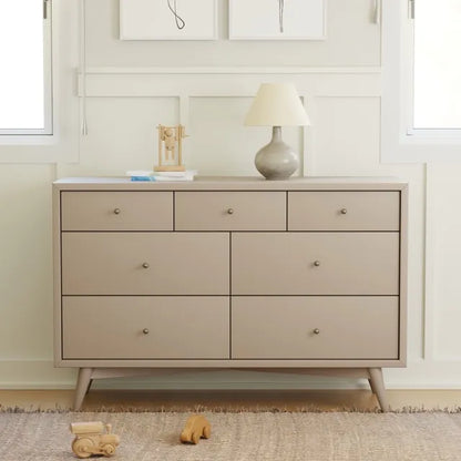 Babyletto Palma 7-Drawer Assembled Double Dresser - Taupe - M15916TPE