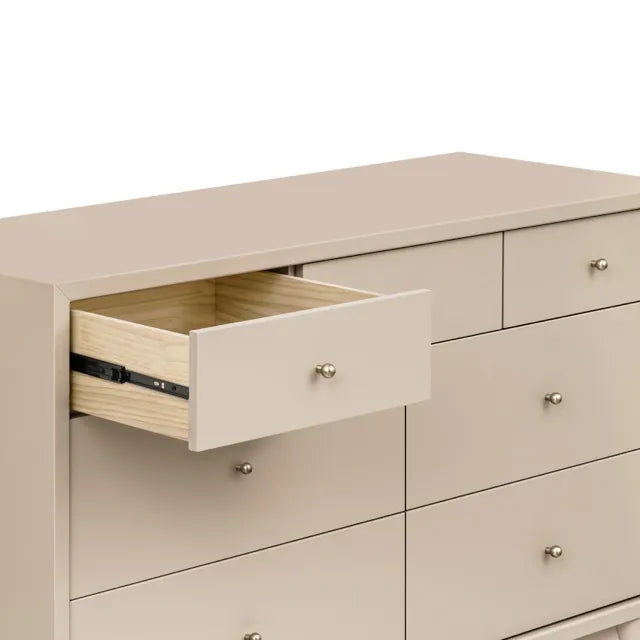 Babyletto Palma 7-Drawer Assembled Double Dresser - Taupe - M15916TPE