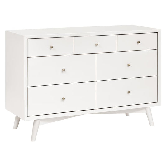 Babyletto Palma 7-Drawer Assembled Double Dresser - Warm White - M15916RW