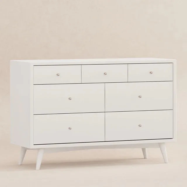 Babyletto Palma 7-Drawer Assembled Double Dresser Warm White