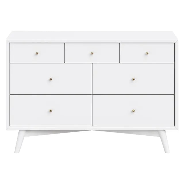Babyletto Palma 7-Drawer Assembled Double Dresser - White - M15916W