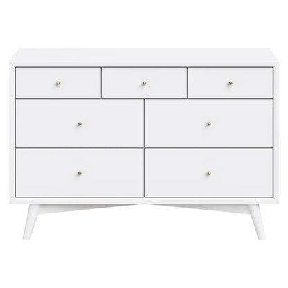 Babyletto Palma 7-Drawer Assembled Double Dresser - White - M15916W