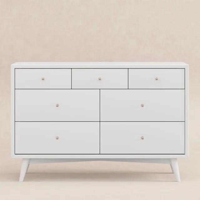 Babyletto Palma 7-Drawer Assembled Double Dresser - White - M15916W