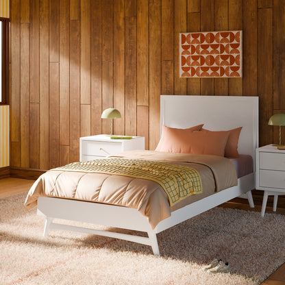 Babyletto Palma Twin Bed - White - M15969W
