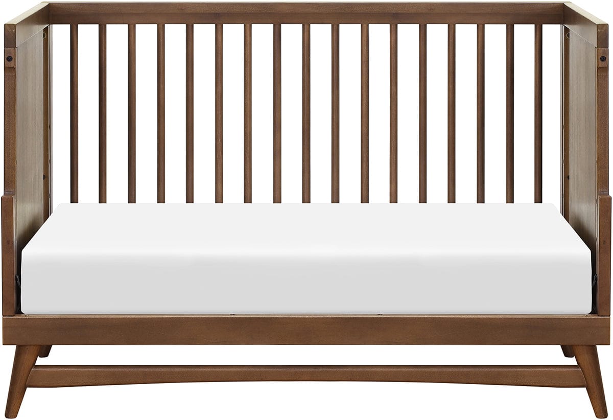 Babyletto Peggy 3-in-1 Convertible Crib w/Toddler Bed Conversion Kit - Natural Walnut - M15401NL