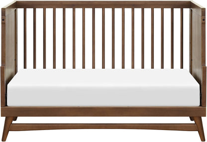 Babyletto Peggy 3-in-1 Convertible Crib w/Toddler Bed Conversion Kit - Natural Walnut - M15401NL