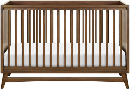 Babyletto Peggy 3-in-1 Convertible Crib w/Toddler Bed Conversion Kit - Natural Walnut - M15401NL