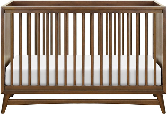 Babyletto Peggy 3-in-1 Convertible Crib w/Toddler Bed Conversion Kit - Natural Walnut - M15401NL