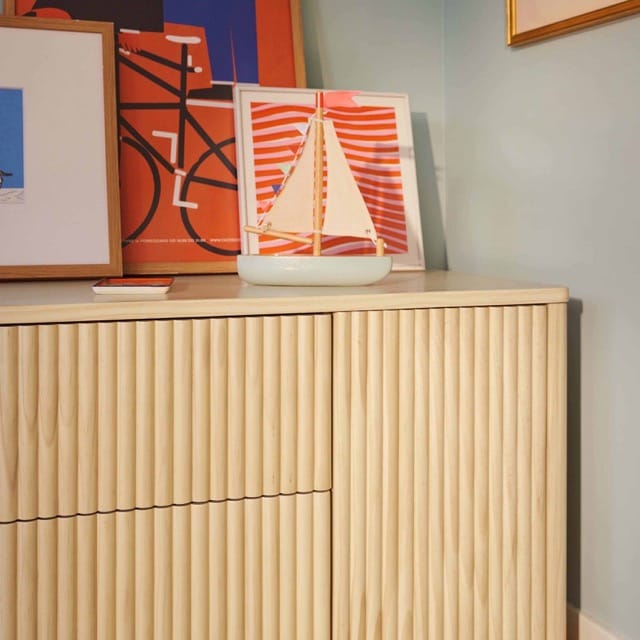 Babyletto Pogo Tambour Assembled Dresser - Blonde - M29816BD