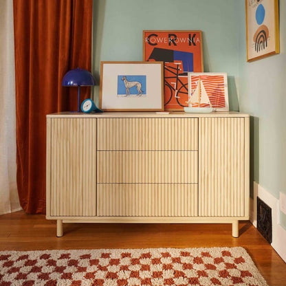 Babyletto Pogo Tambour Assembled Dresser - Blonde - M29816BD