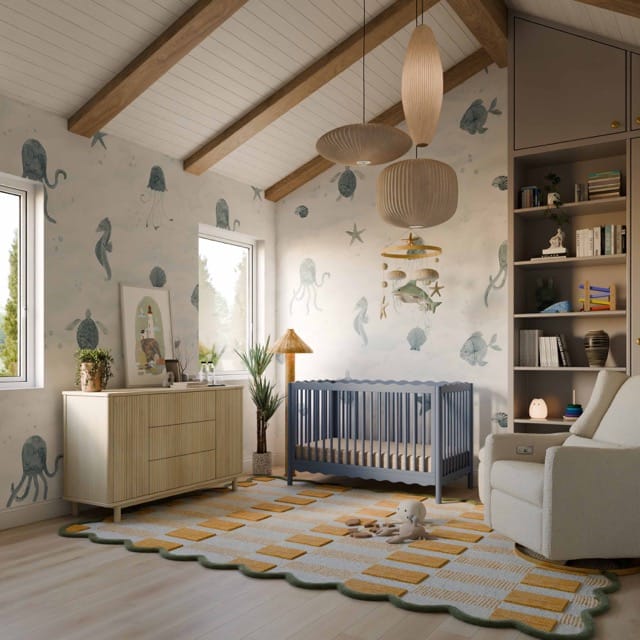 Babyletto Pogo Tambour Assembled Dresser - Blonde - M29816BD