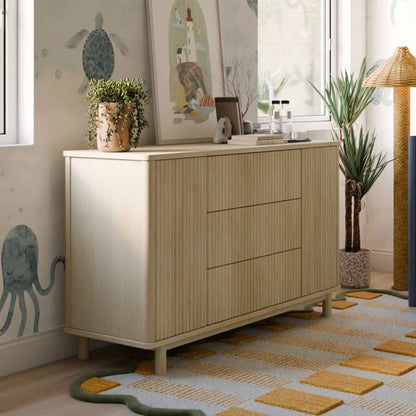 Babyletto Pogo Tambour Assembled Dresser - Blonde - M29816BD