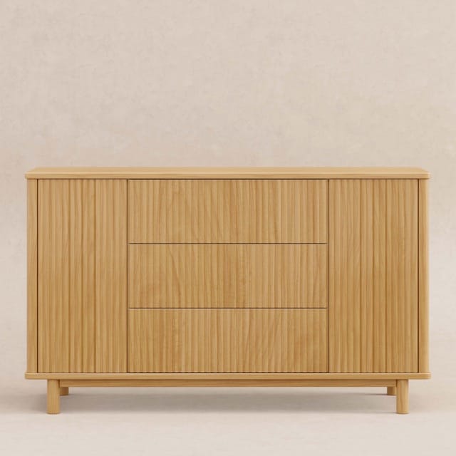Babyletto Pogo Tambour Assembled Dresser - Honey - M29816HY