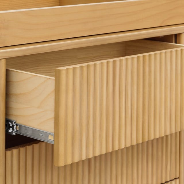 Babyletto Pogo Tambour Assembled Dresser - Honey - M29816HY