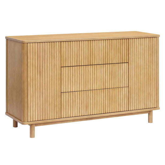 Babyletto Pogo Tambour Assembled Dresser - Honey - M29816HY