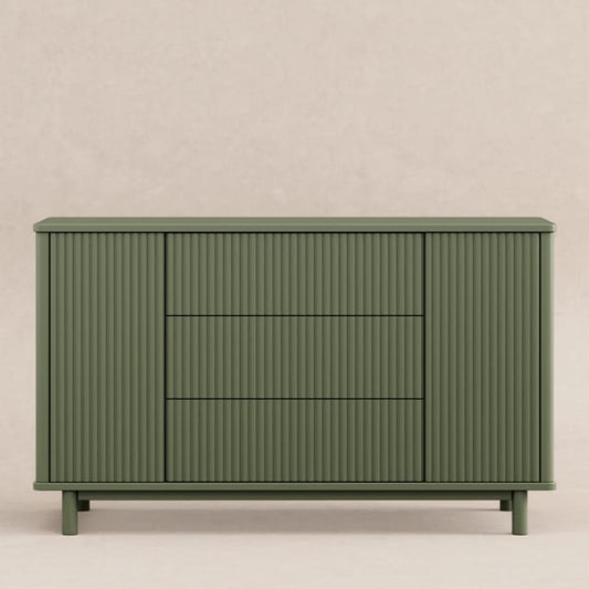 Babyletto Pogo Tambour Assembled Dresser - Olive - M29816OL