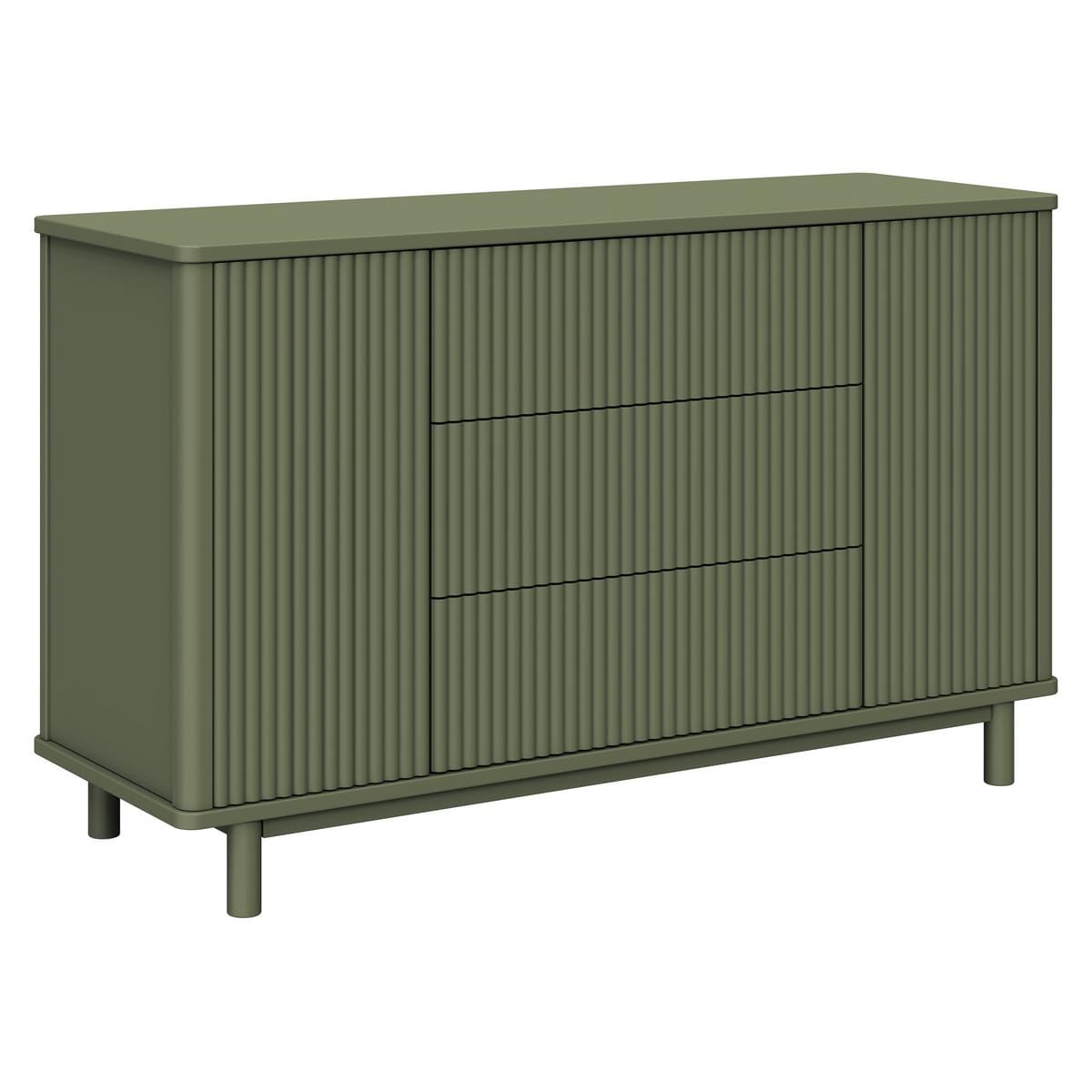 Babyletto Pogo Tambour Assembled Dresser - Olive - M29816OL