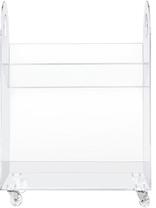 Babyletto Presto Acrylic Bookcase & Cart - M15614K