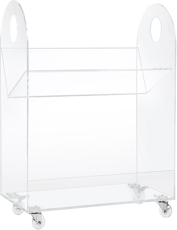 Babyletto Presto Acrylic Bookcase & Cart - M15614K