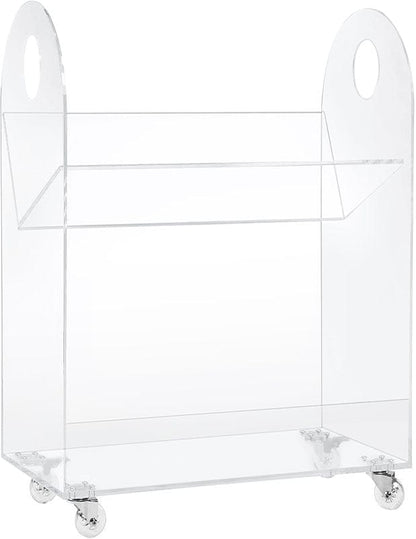 Babyletto Presto Acrylic Bookcase & Cart - M15614K