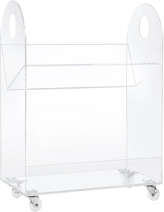 Babyletto Presto Acrylic Bookcase & Cart - M15614K