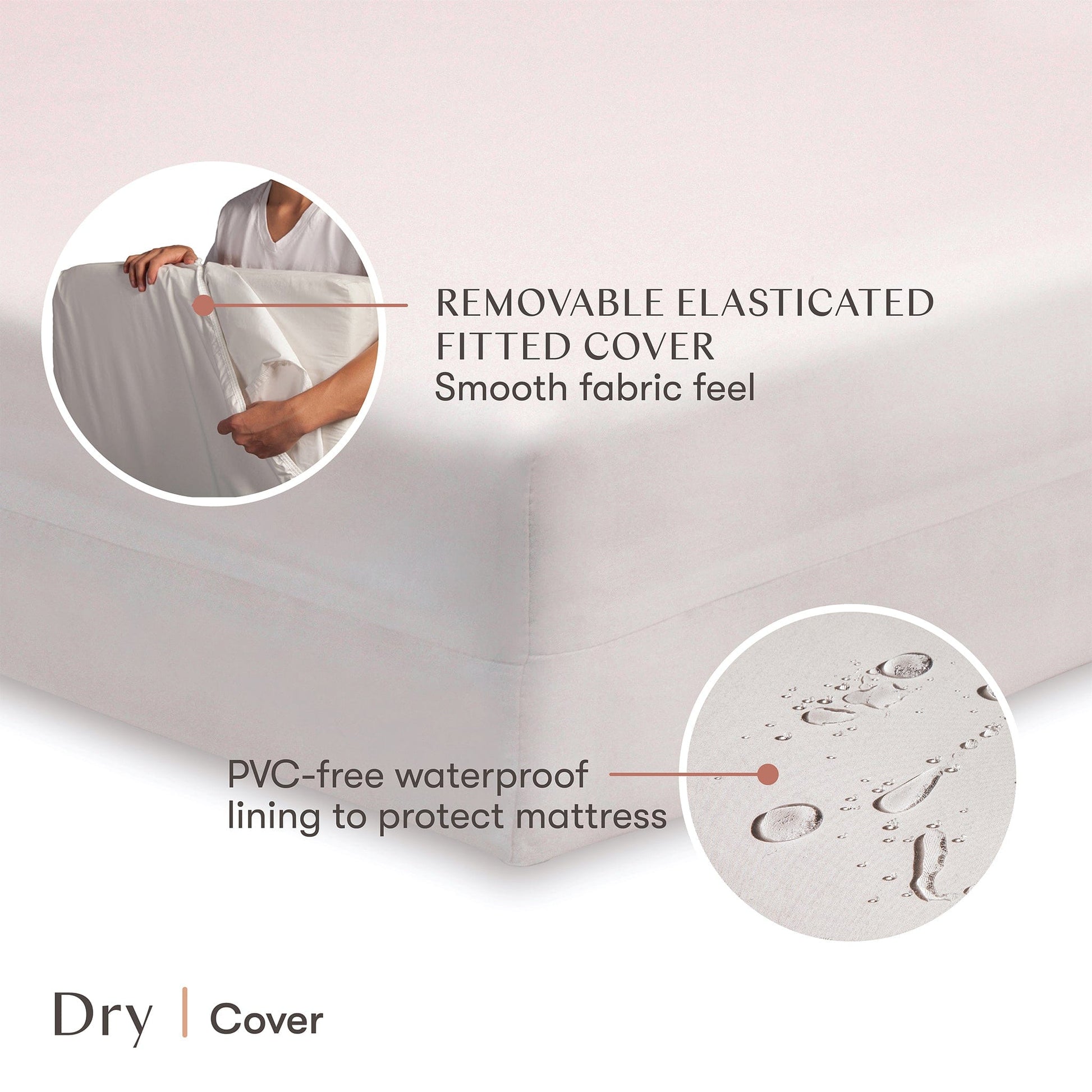 Babyletto Pure Core Crib Mattress w/ Dry Waterproof Cover (2-Stage) - M5322BB
