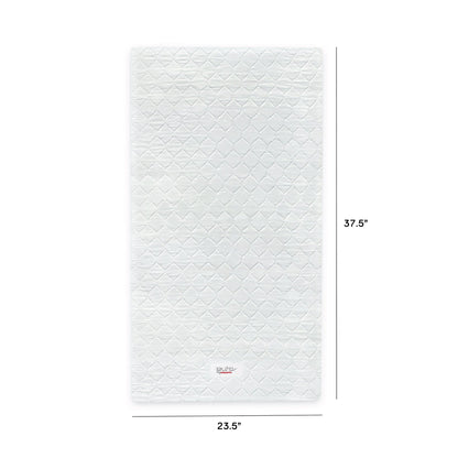 Babyletto Pure Core Mini Crib Mattress w/ Hybrid Quilted Waterproof Cover (Lightweight) - M5346C