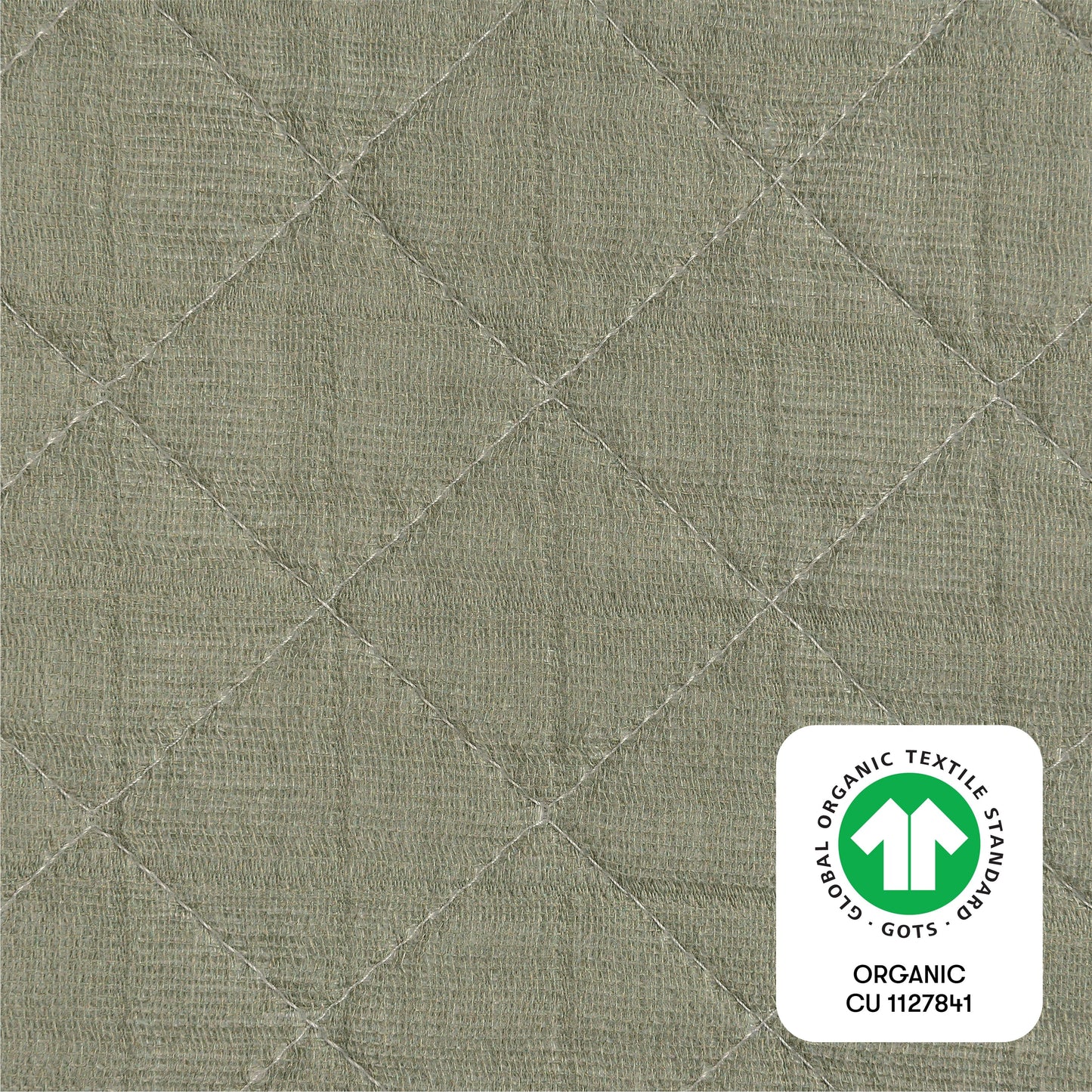 Babyletto Quilted Changing Pad Cover in GOTS Certified Organic Muslin Cotton - Matcha - T29737MCA