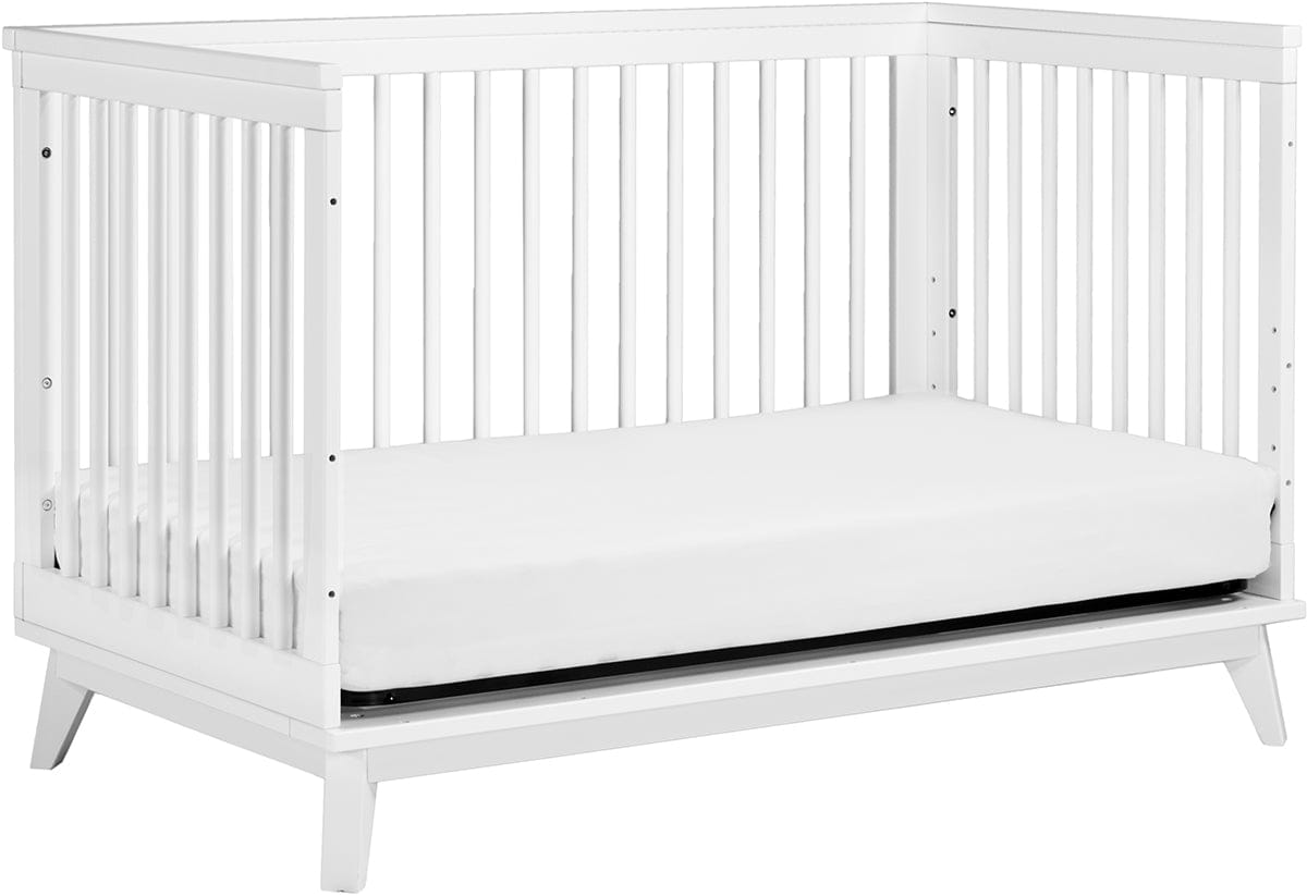 Babyletto Scoot 3-in-1 Convertible Crib w/Toddler Bed Conversion Kit - White - M5801W