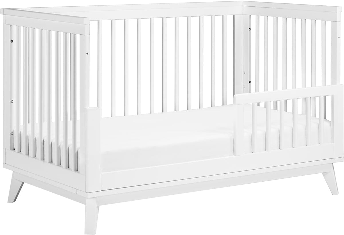 Babyletto Scoot 3-in-1 Convertible Crib w/Toddler Bed Conversion Kit - White - M5801W