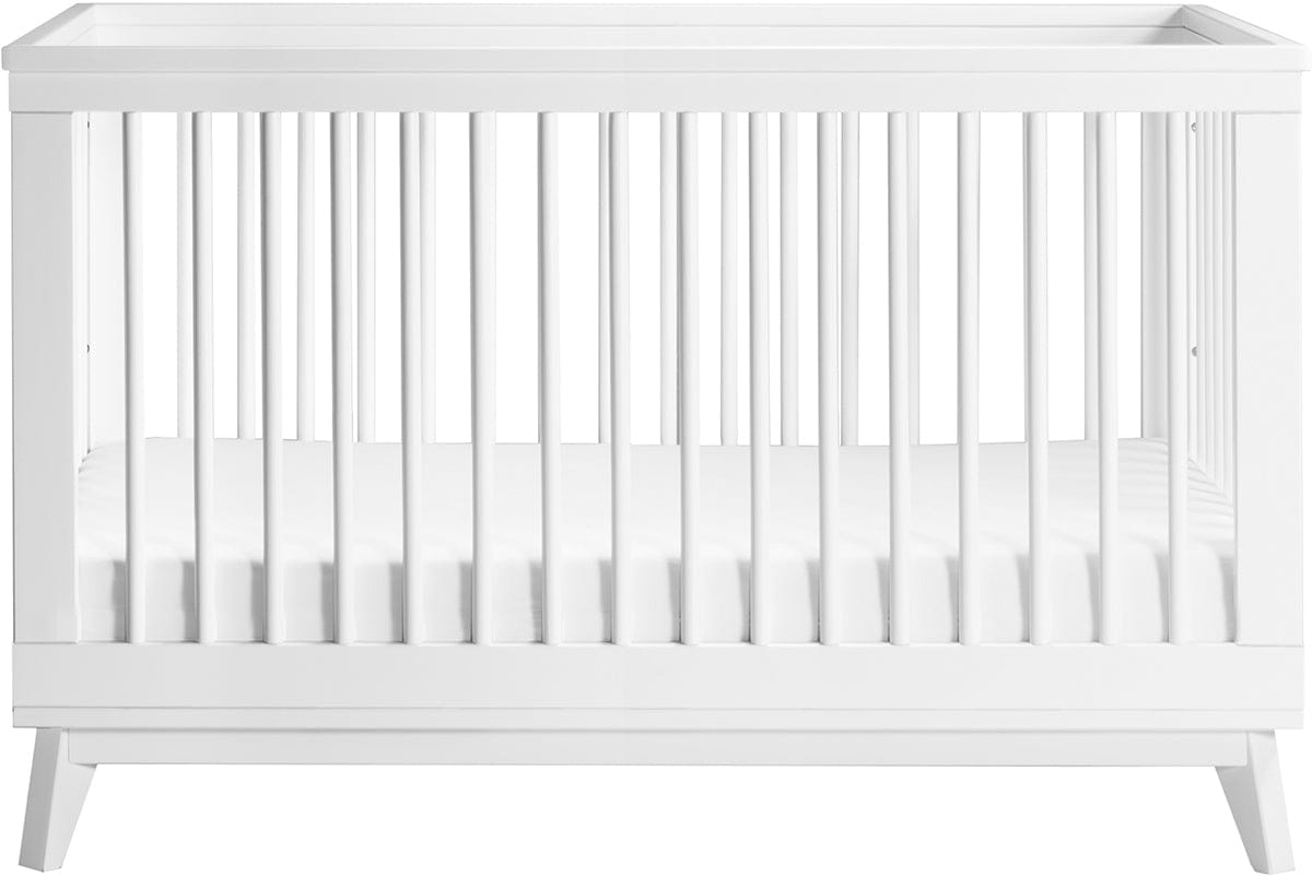 Babyletto Scoot 3-in-1 Convertible Crib w/Toddler Bed Conversion Kit - White - M5801W