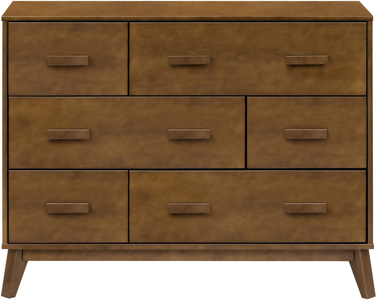 Babyletto Scoot 6-Drawer Dresser - Natural Walnut - M5826NL