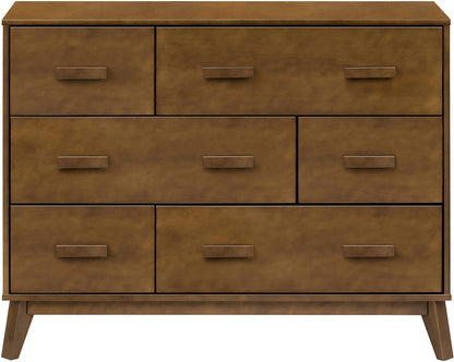 Babyletto Scoot 6-Drawer Dresser - Natural Walnut - M5826NL