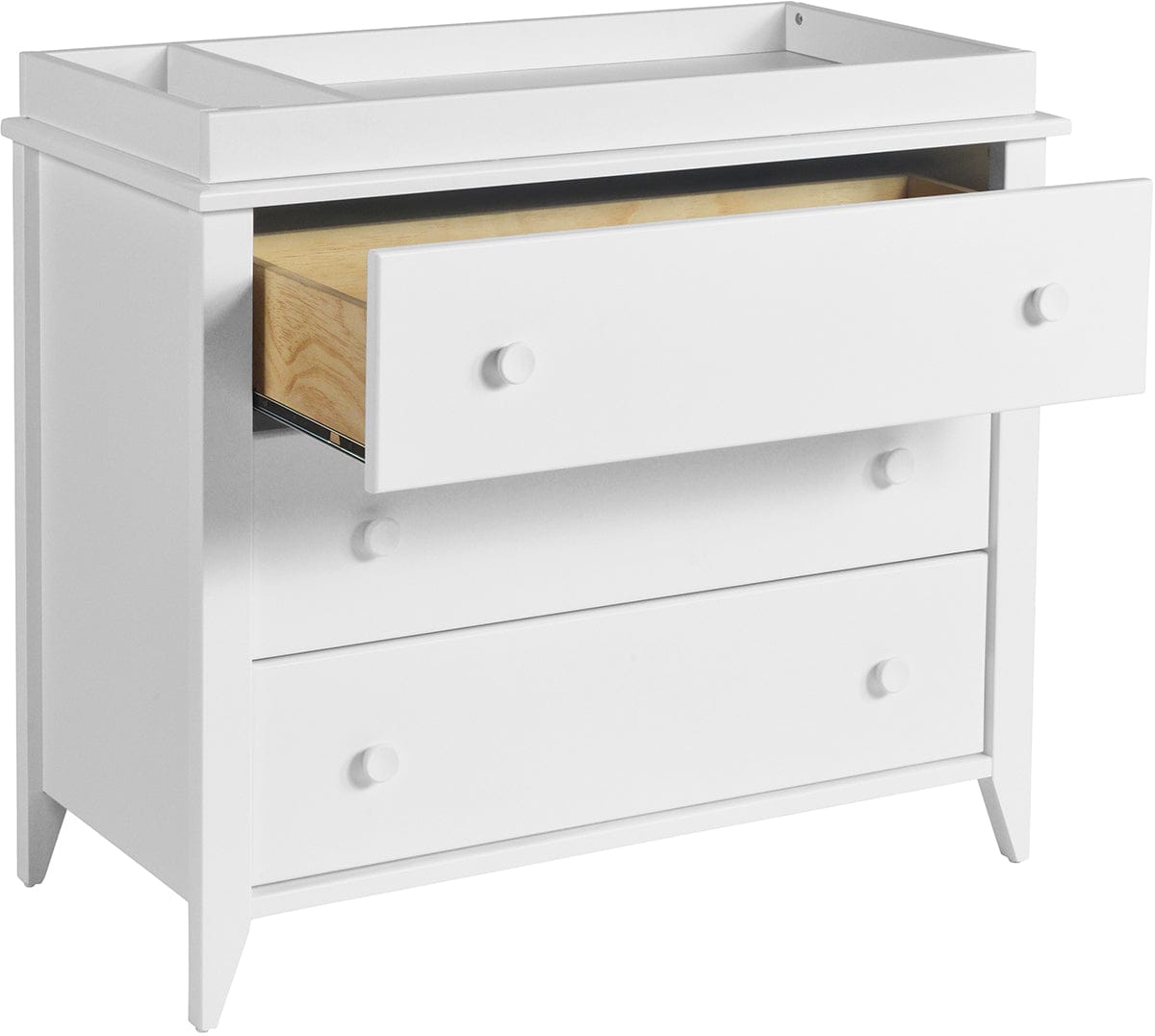 Babyletto Sprout 3-Drawer Changer Dresser w/Removable Changing Tray - White - M10323W