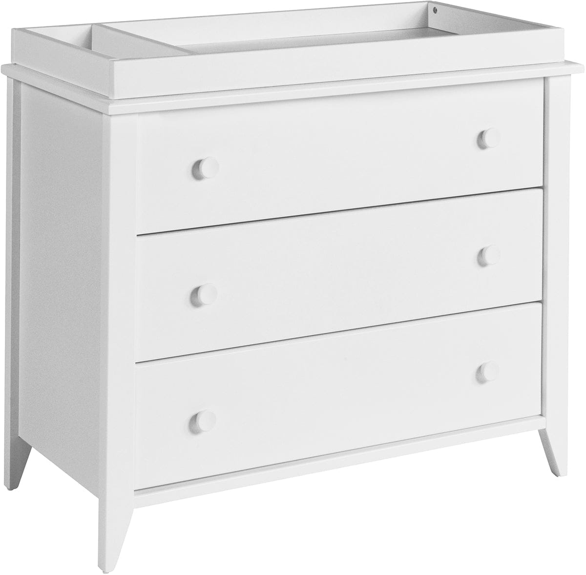 Babyletto Sprout 3-Drawer Changer Dresser w/Removable Changing Tray - White - M10323W