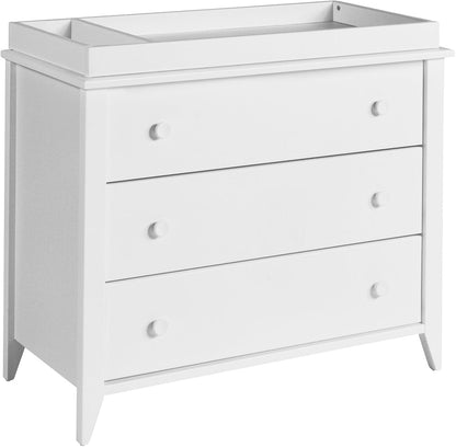 Babyletto Sprout 3-Drawer Changer Dresser w/Removable Changing Tray - White - M10323W